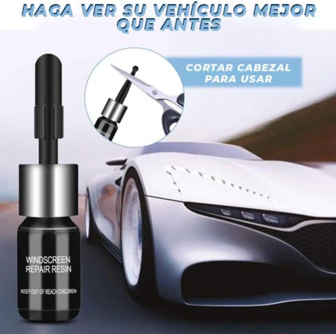 OFERTA 2x1 NUEVO LIQUIDO REPARADOR DE VIDRIO+ENVIO GRATIS
